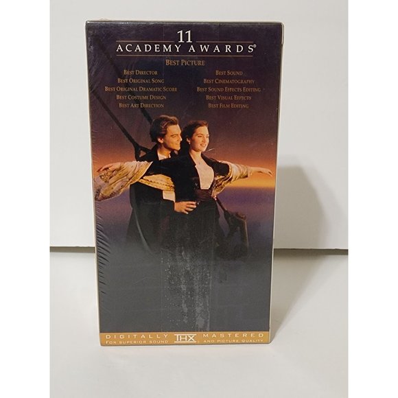 Titanic VHS 1998 2-Tape Set Widescreen Edition NEW SEALED THX Digitally Mastered - Picture 2 of 5